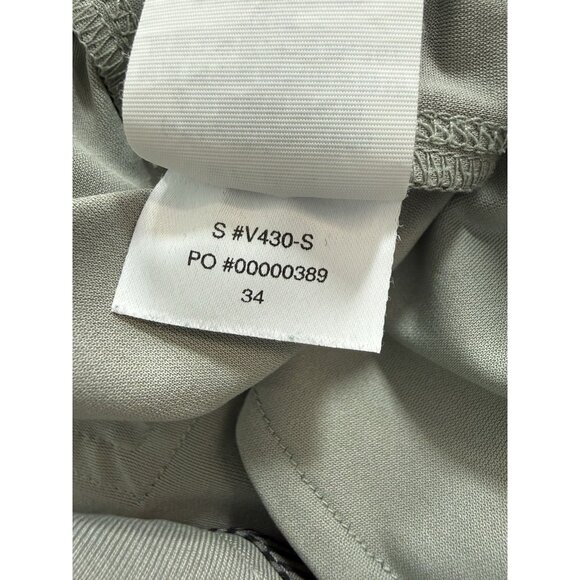 Vuori Mens Meta Pant Size 34x30 Athletic Slim Performance Stretch Light Gray - Picture 4 of 9